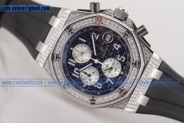 Audemars Piguet Royal Oak Offshore Chrono Perfect Replica Watch Steel/Diamonds 26170st.oo.d101cr.19DD
